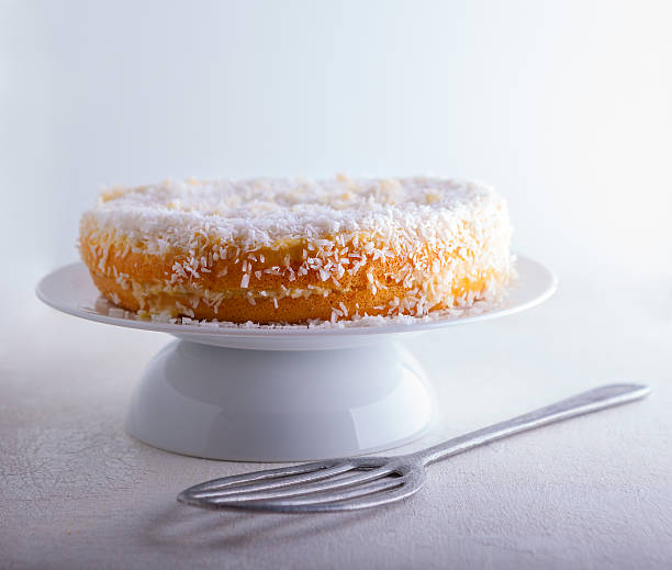 Mandarin Orange Coconut Pudding Cake
