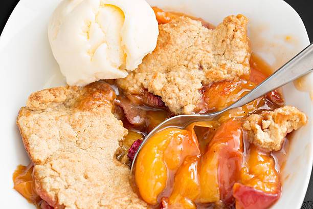 Old-Fashioned Peach Cobbler (full pan)